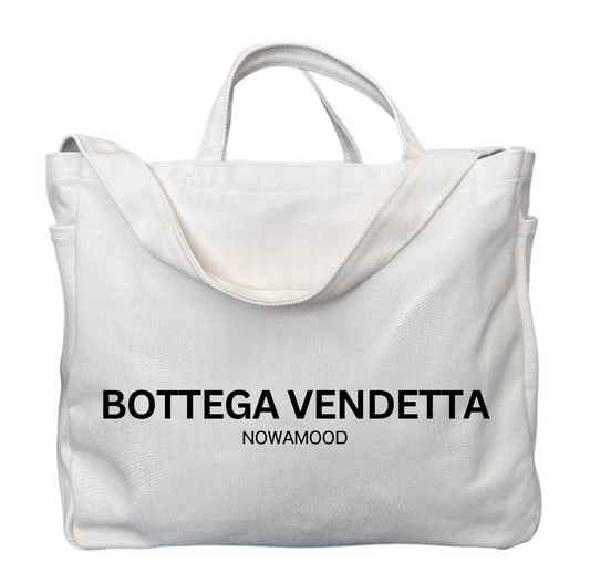 Bottega Vendetta Tote Bag Large XL Canvas Shopper unisex Nowamood Schweiz